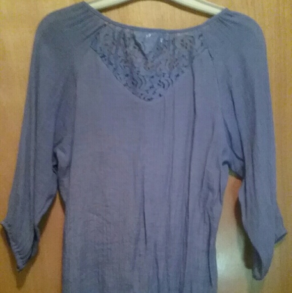 Gauzy tie front blouse - Picture 4 of 5
