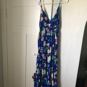 Yumi Kim Blue Floral Maxi Dress