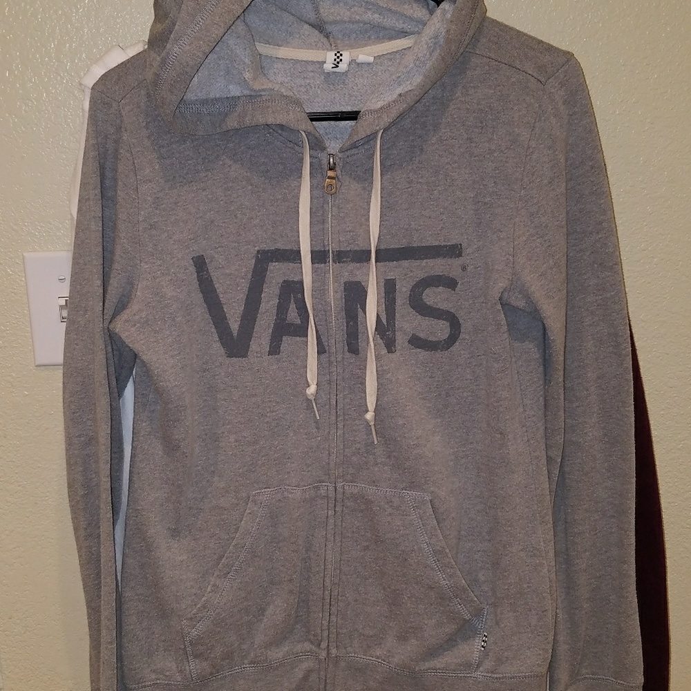 Vans zip up hoodie