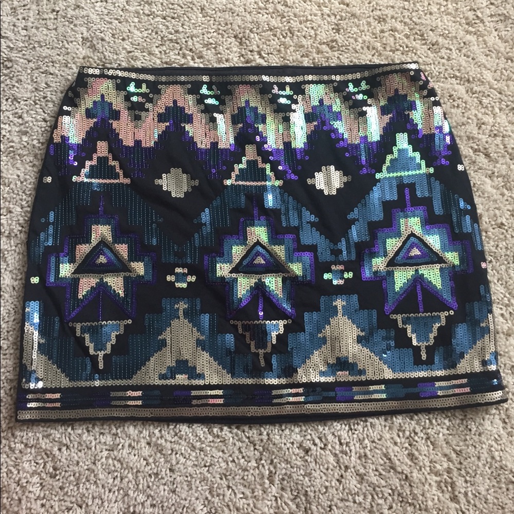 Express Sequined Skirt