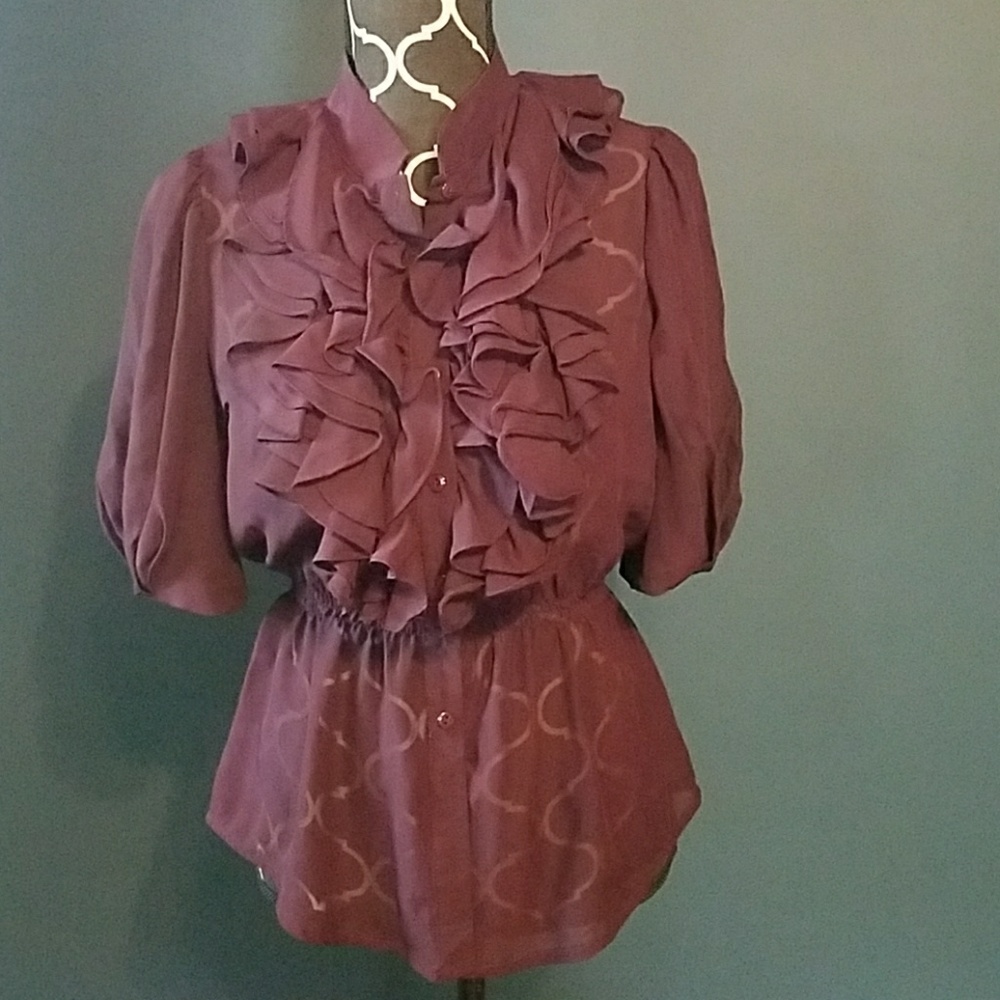 Romeo & Juliet Couture Purple Blouse