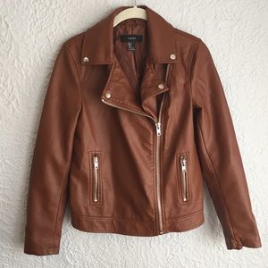 Faux Leather Jacket
