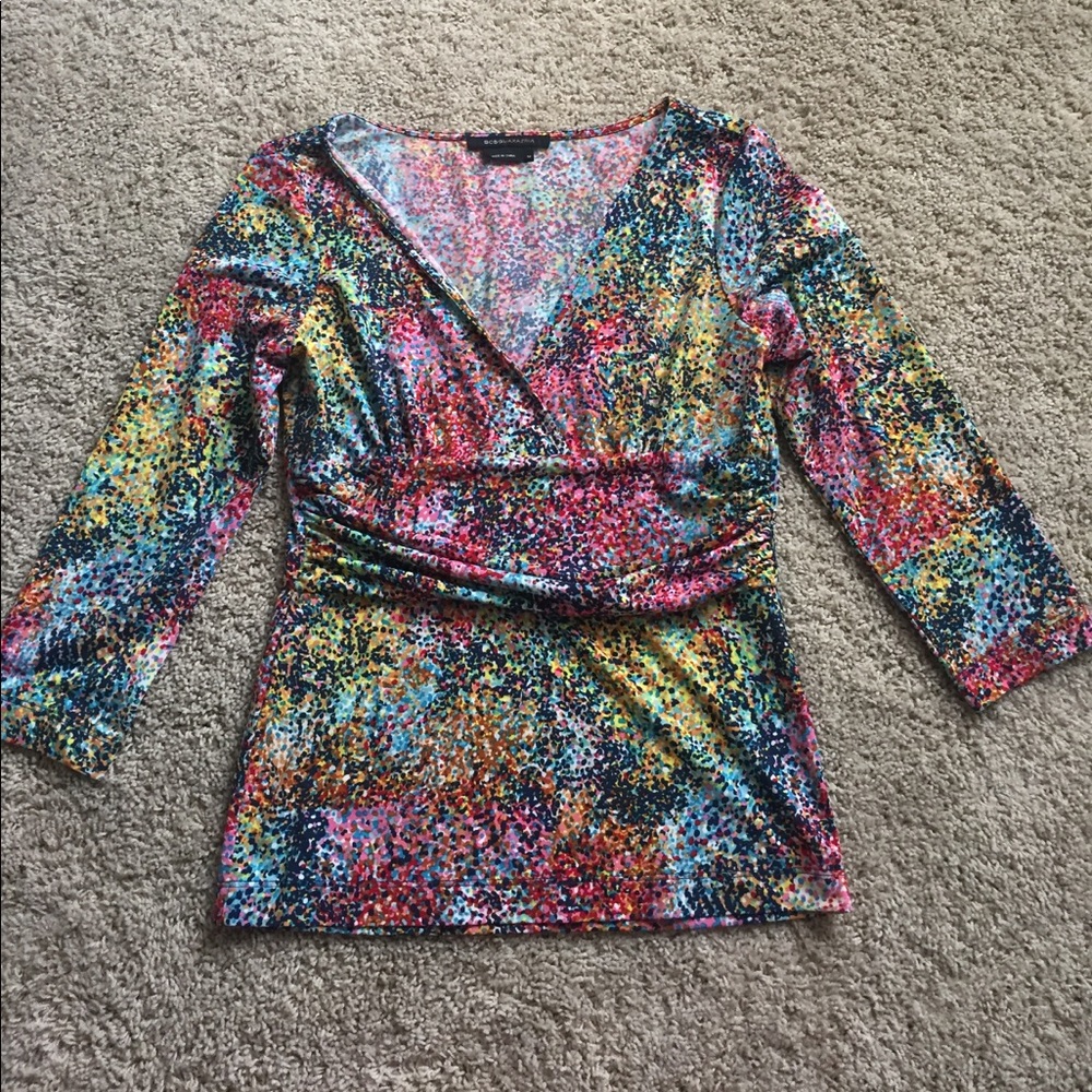 BCBGMaxazria printed top