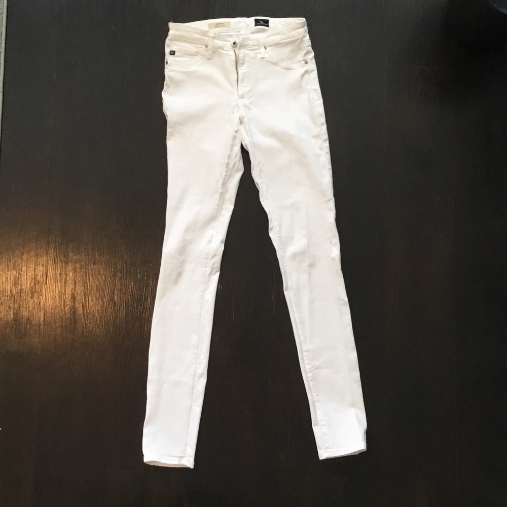 Adriano Goldschmied Middi White Skinny Jeans