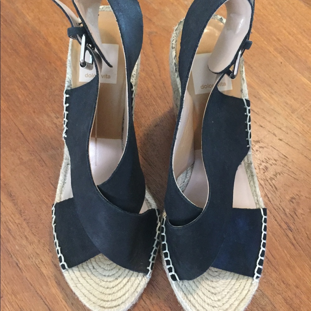 Dolce Vita black espadrilles