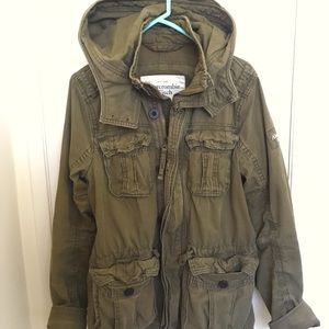 Twill military jacket