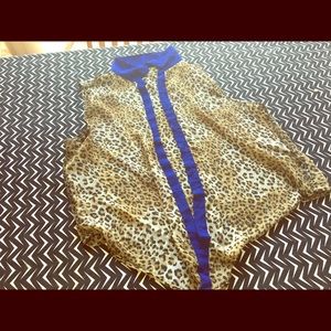 Leopard Print Sheet shirt
