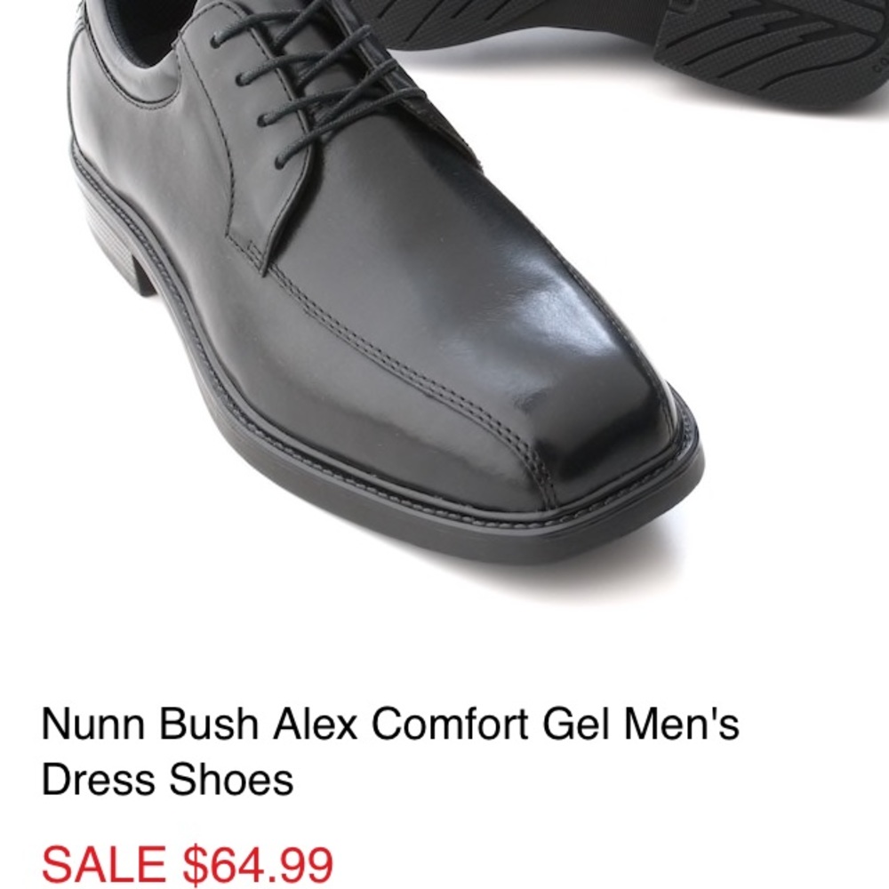 Nunn Bush Comfort Gel Black Alex