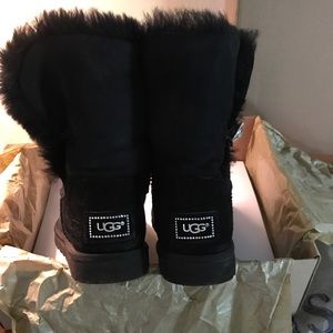 Swarovski Button Bling Ugg boots