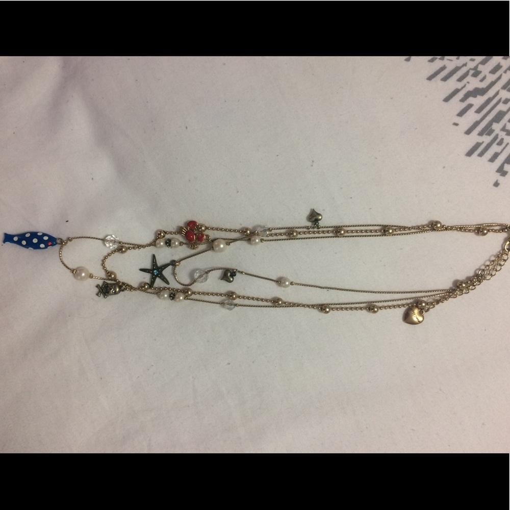 Betsey Johnson Nautical Layered Necklace