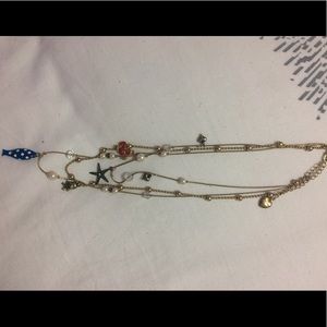 Betsey Johnson Nautical Layered Necklace
