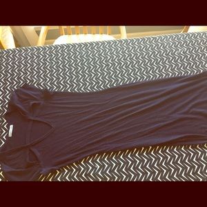 Dark blue cotton dress