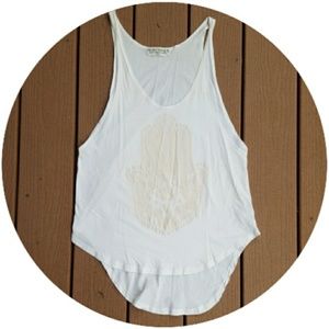Hamsa printed tank top