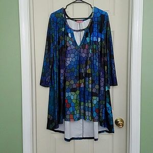 Like new Simply Aster hi-low tunic size 2X