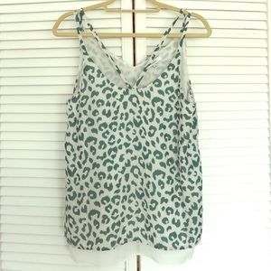 Leopard Print Layered Top