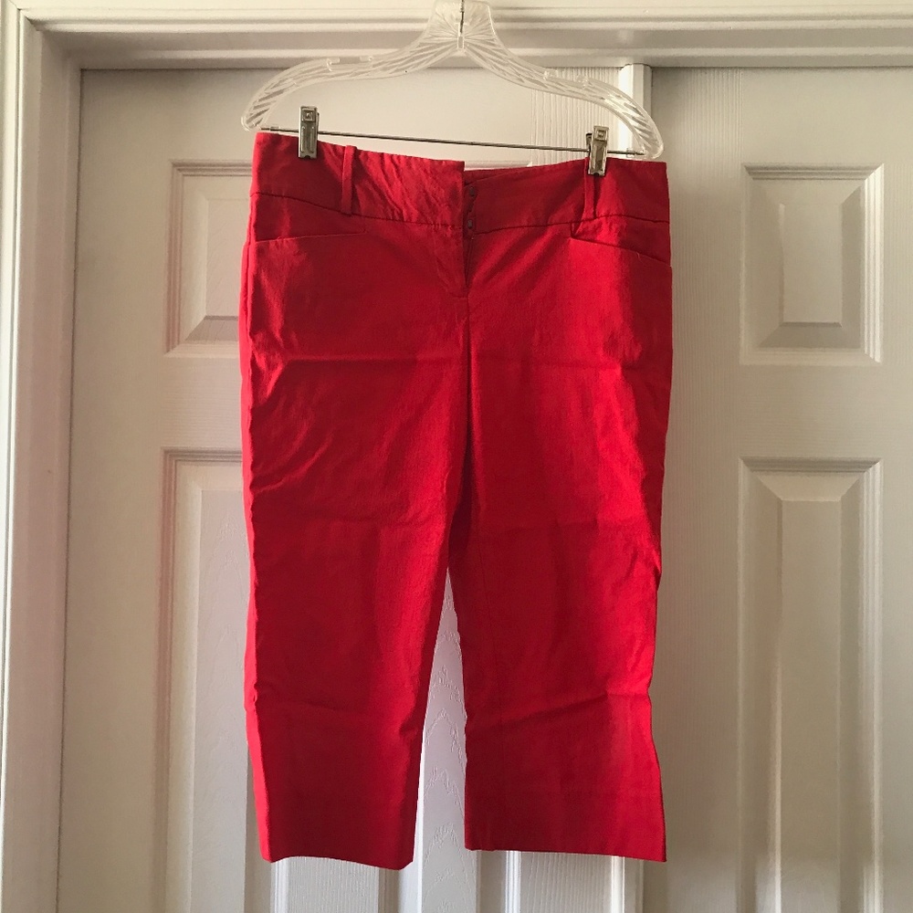 Red Capri Pants