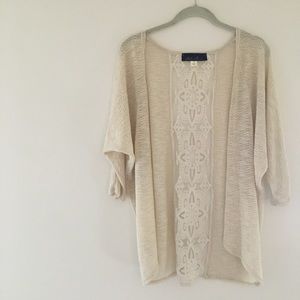 Lace Back Cardigan 🍂☕️