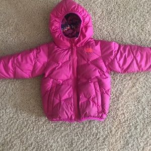 Reversible North face jacket 4t