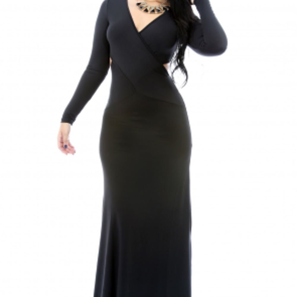 Criss Cross Front Maxi Dress