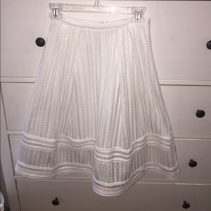 White eyelet skirt White eyelet skirt