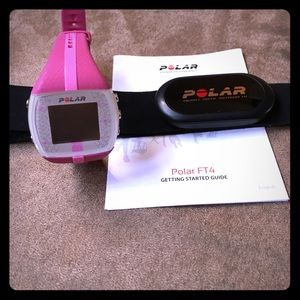 Polar FT4 watch with chest strap