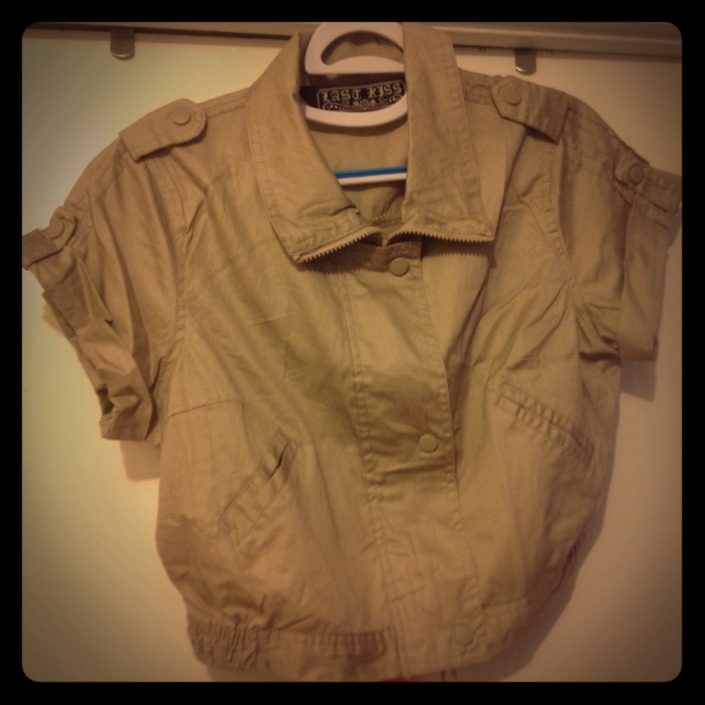 Girls short sleeve blouse