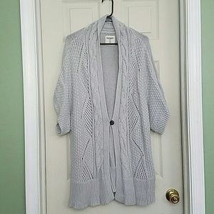 Like new Old Navy light gray knit gardigan size 2X
