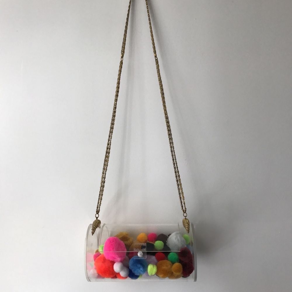 Vintage acrylic shoulder bag