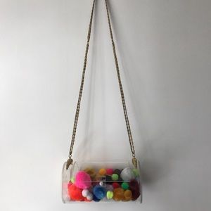 Vintage acrylic shoulder bag