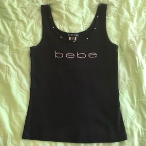 Bebe black tank top