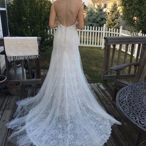 Stella York Sheath Style Ivory Wedding Dress, NEW