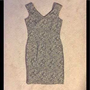 Graphic V-Neck Dress