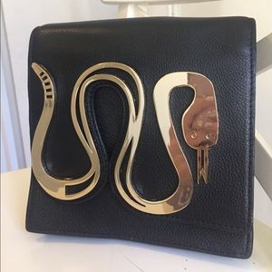 Jonathan Adler Snake Black Bag