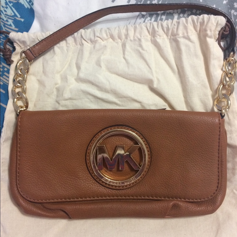 Michael Kors Leather Clutch