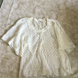 Cream Free People sweater