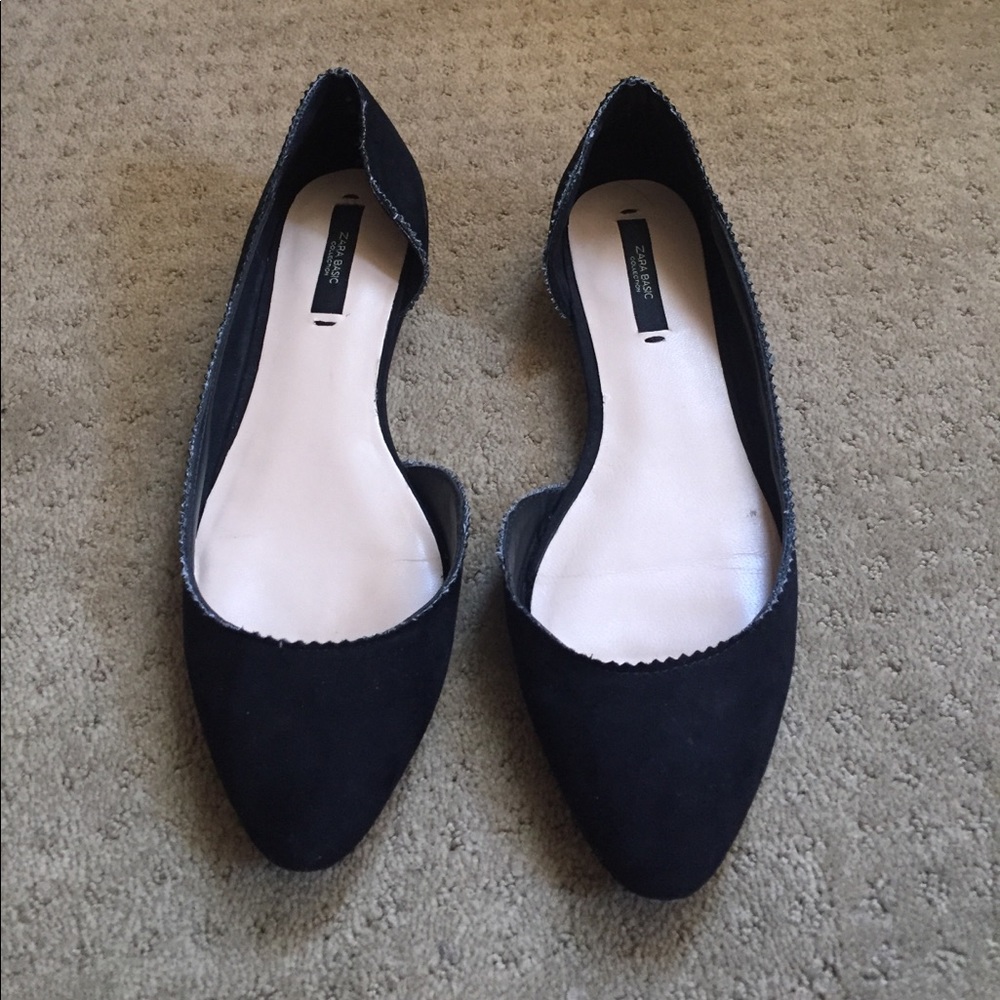 Zara basic flat shoes