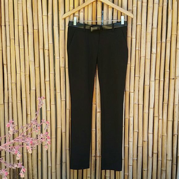 🌸 SALE ENDS SUN 🌸 NEW Black Slim Stretch Comfort Pocket Pants S-M-L - Picture 6 of 9