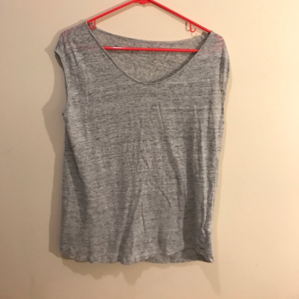 Grey Muscle Tee