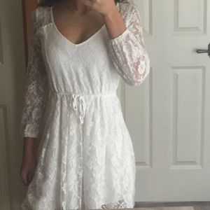 Hollister White Lace Dress