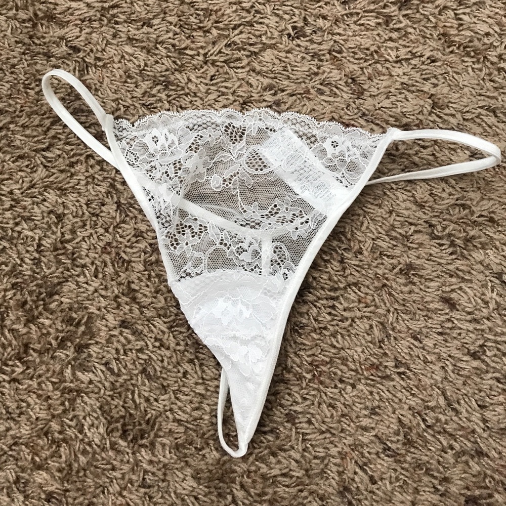 White g string