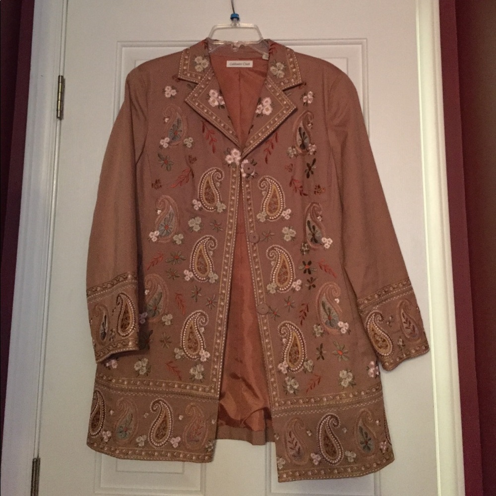 Ladies Embroidered Jacket S 14P