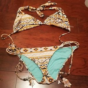 Aztec print rampage bikini.