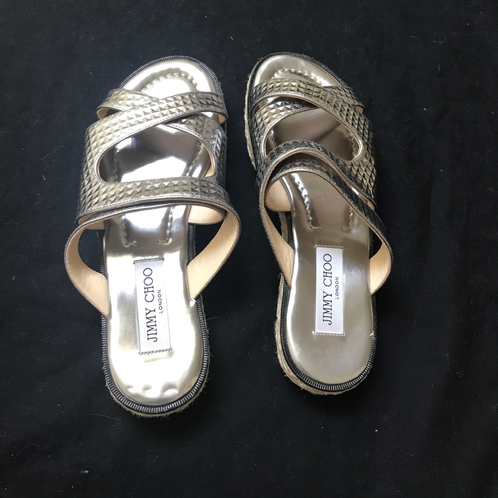 Jimmy choo sandals size 37 worn a few times!