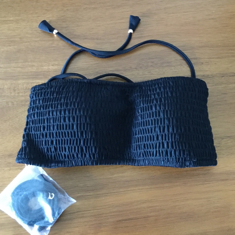 Victoria's Secret Black Strapless Bikini