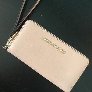 Michael Kors Leather Wallet/ Wristlet