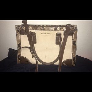 Michael Kors Studio Hamilton (Canvas Python)