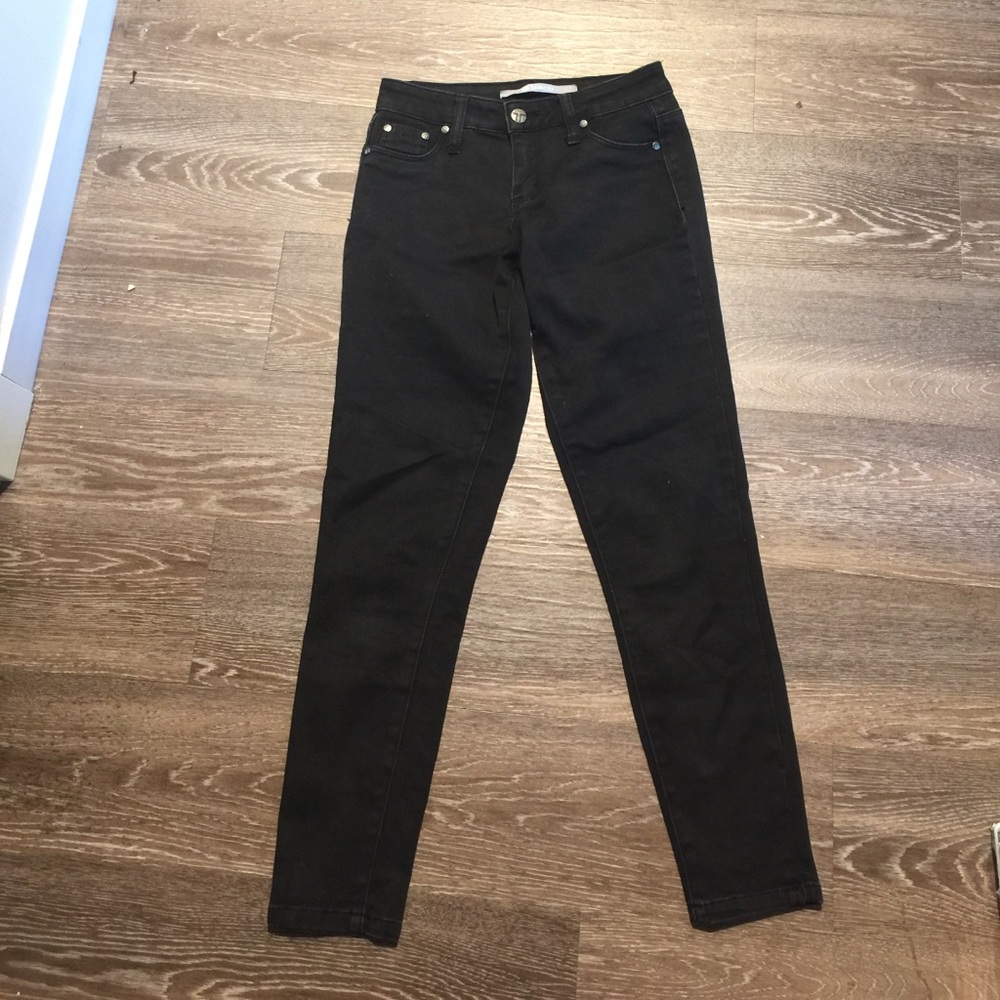 Tractr BLACK SKINNY JEANS