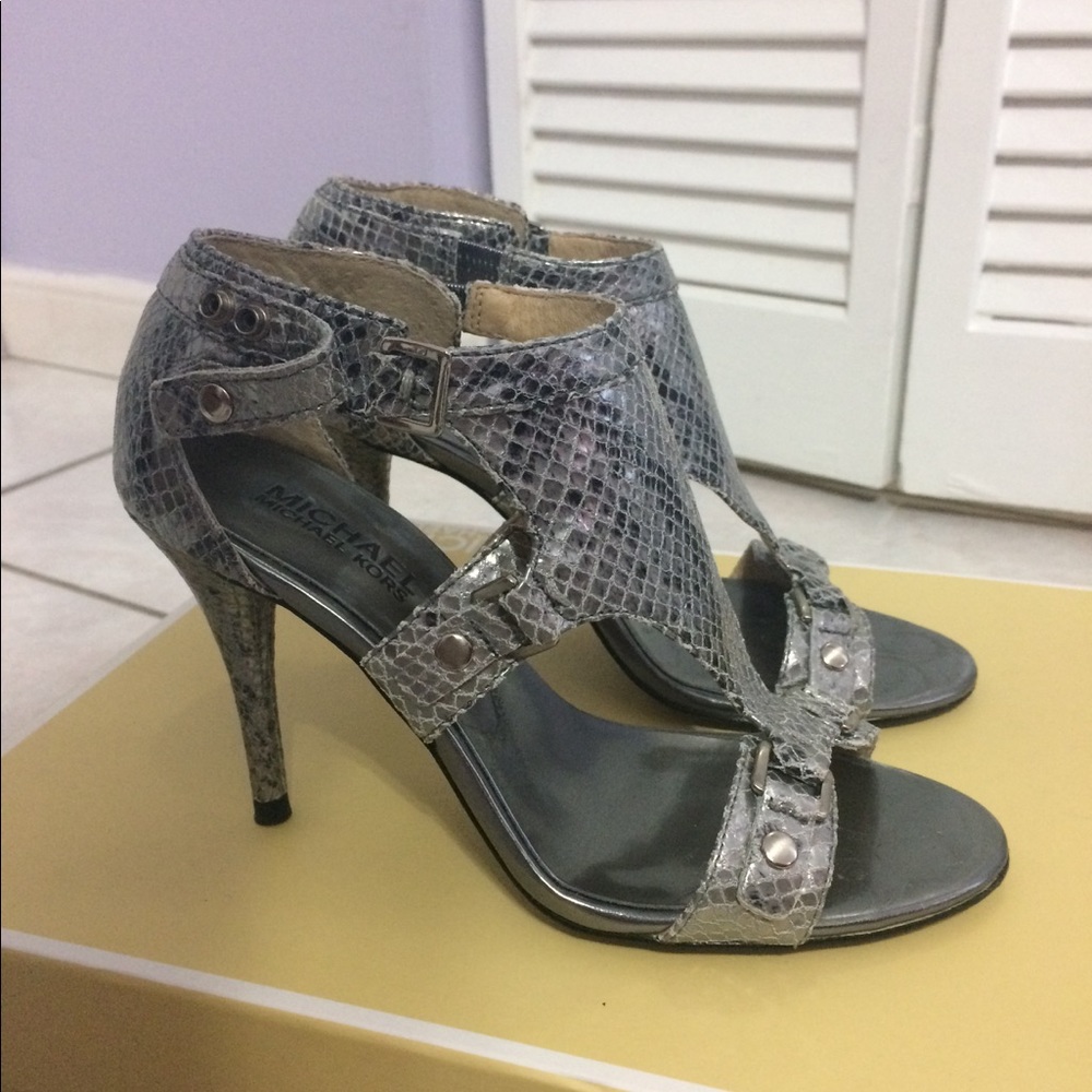 Michael Kors Gunmetal Sandal