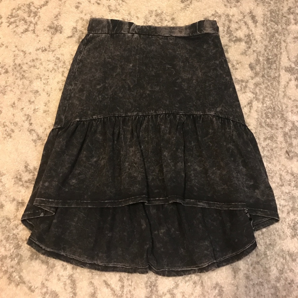 Sparkle & Fade Black Grunge Skirt Urban Outfitters