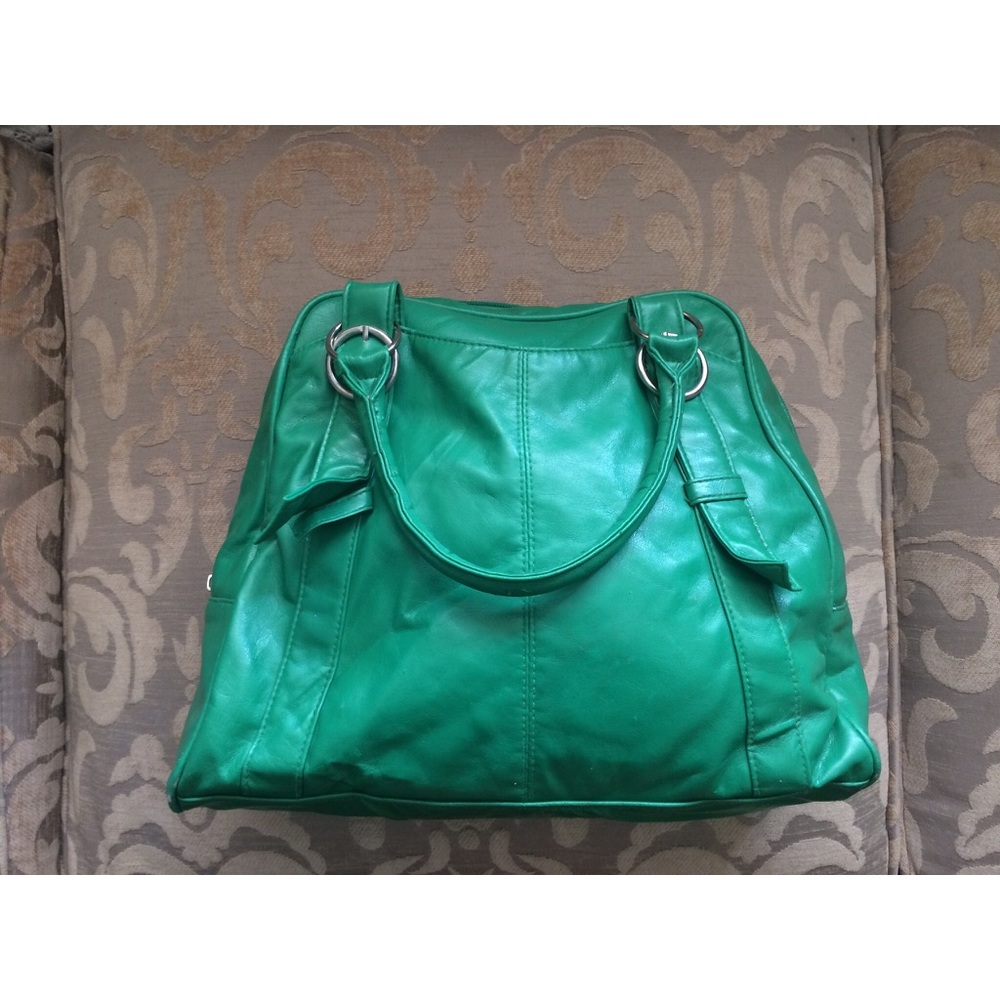 Green handbag